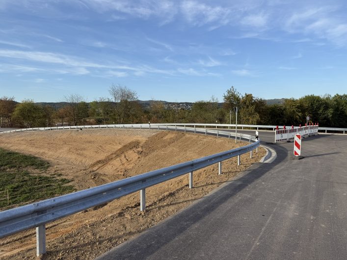 Erneute halbseitige Sperrung für Nachbesserungsarbeiten der B 266 Grafik